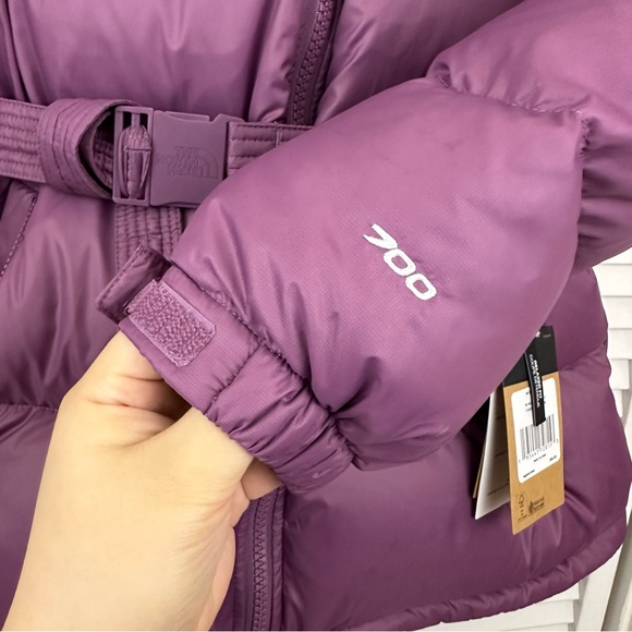 NWT The North Face Nuptse Belt Mid Down Hooded Puffer Jacket - Picture 8 of 12